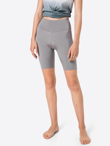 Hey Honey Workout Pants 'Biker' in Grey: front