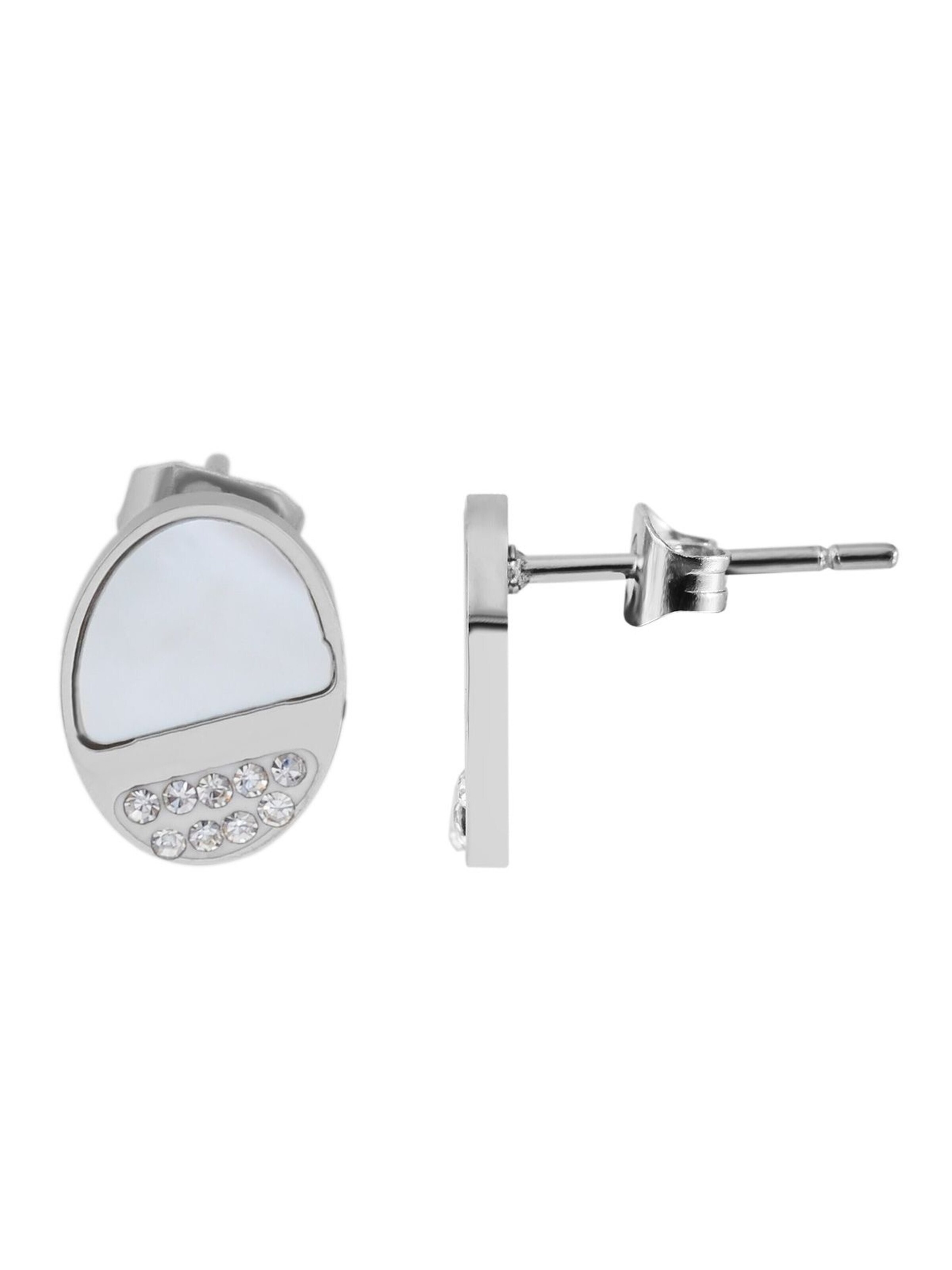 Akzent Earrings 'Alketa, langlebig' in Silver