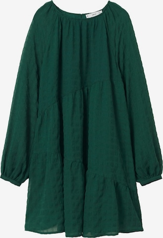 MANGO Skjortklänning 'Match' i grön: framsida