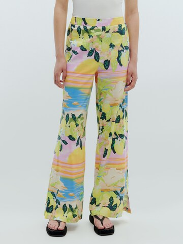 Wide Leg Pantalon 'Corina' EDITED en mélange de couleurs : devant