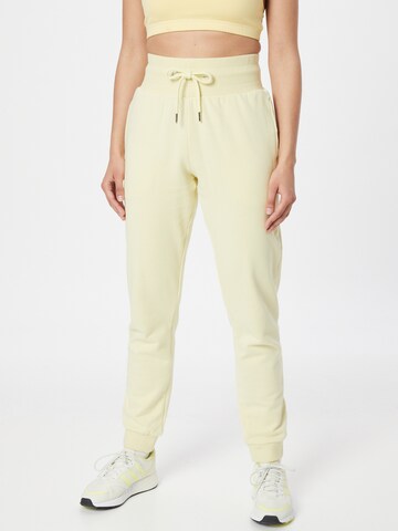 Urban Classics Tapered Pants in Yellow: front