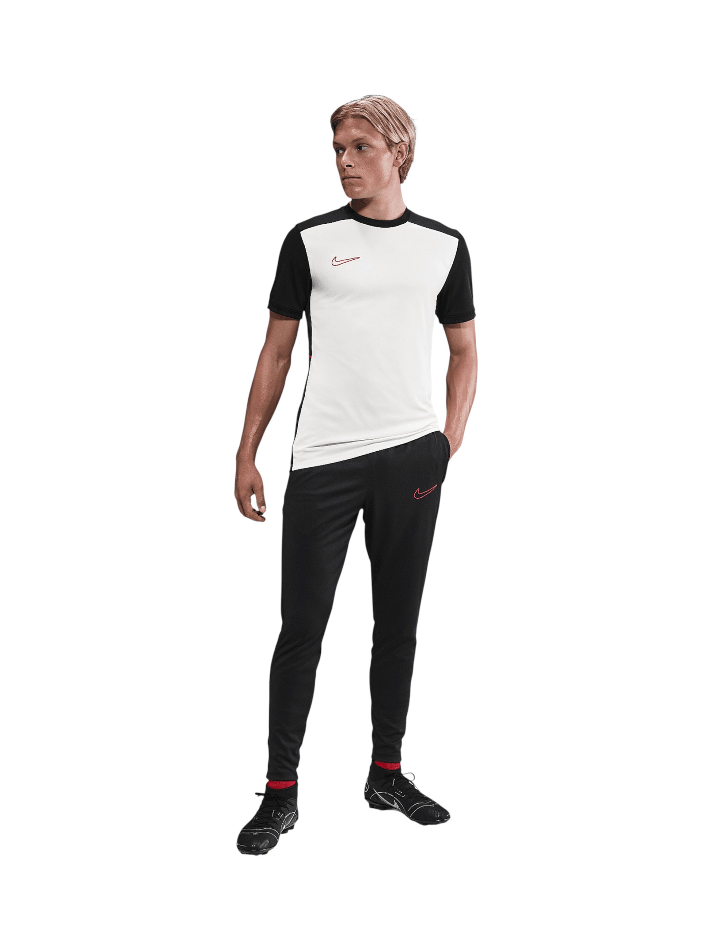 NIKE Workout Pants 'Academy 25' in Black: front