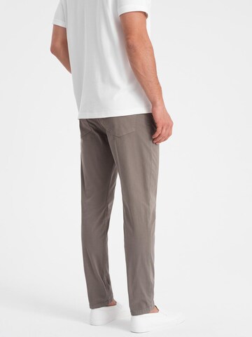 Coupe slim Pantalon chino 'OM-PACP-0151' Ombre en beige