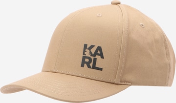 Karl Lagerfeld - Gorra en beige: frente