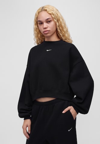 Nike SportswearSweater majica - crna boja