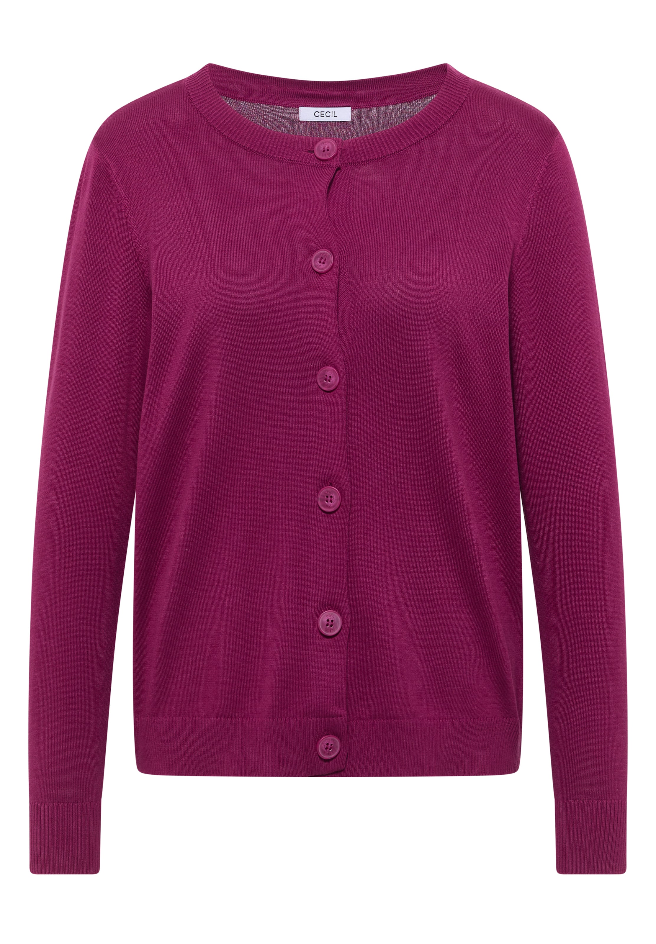 CECIL Strickjacke in Lila: Vorderseite