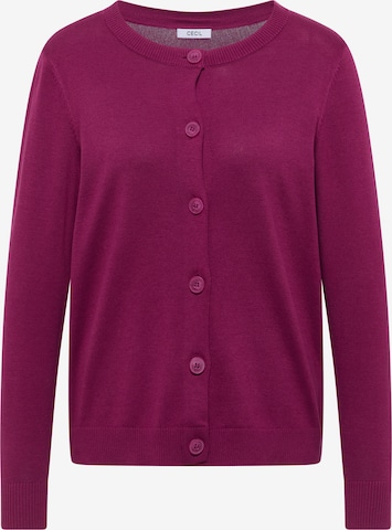 CECIL Strickjacke in Lila: Vorderseite
