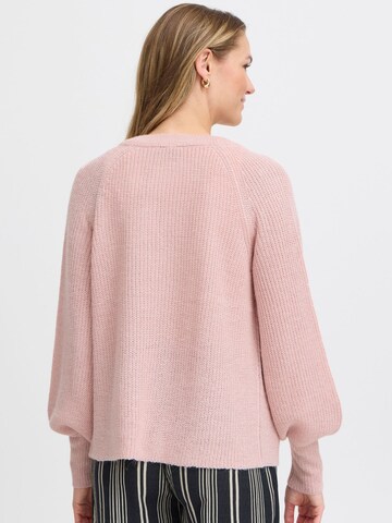 Fransa Strickjacke ' ERETTA CAR 4 ' in Pink