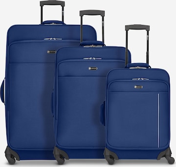 Ensemble de bagages 'Sevilla' CHECK.IN en bleu : devant