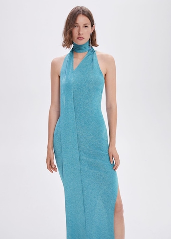 Robe de soirée 'Beast' MANGO en bleu