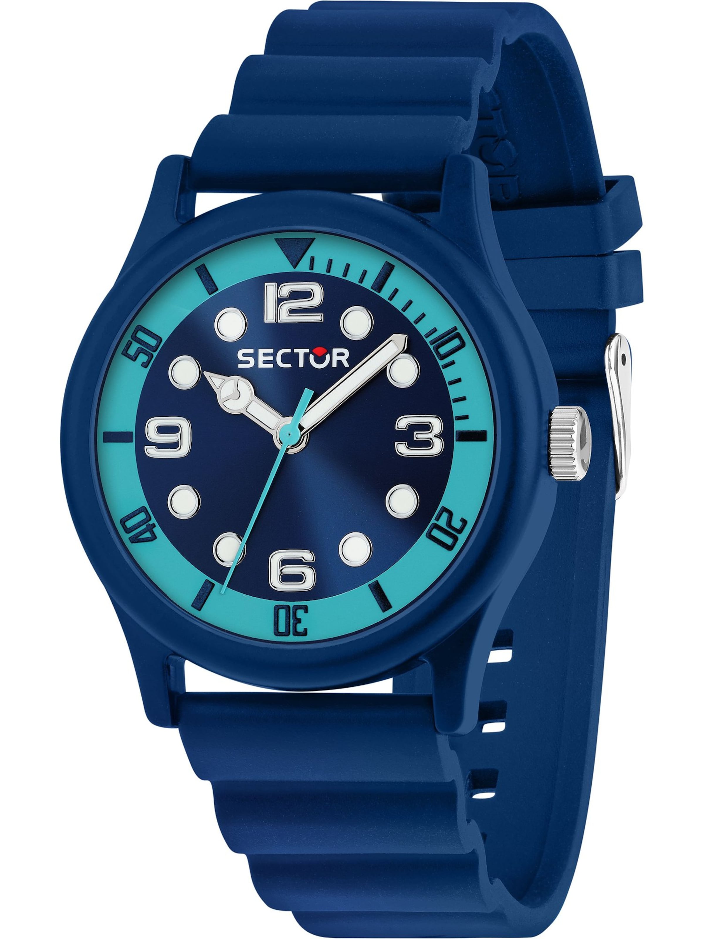 SECTOR Uhr in Blau: Vorderseite