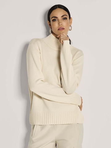 Pull-over MADELEINE en blanc : devant