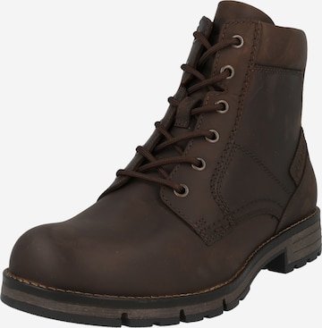 Pius Gabor Lace-Up Boots 'Röhrli' in Brown: front