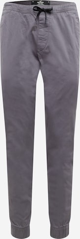 HOLLISTER - Tapered Calças em cinzento: frente