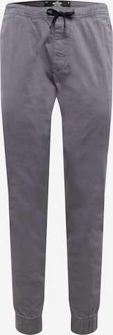 Effilé Pantalon HOLLISTER en gris : devant