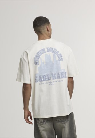 T-Shirt Karl Kani en blanc : devant