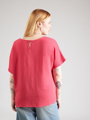 ONLY Carmakoma Bluse 'CARMetta' in Pink