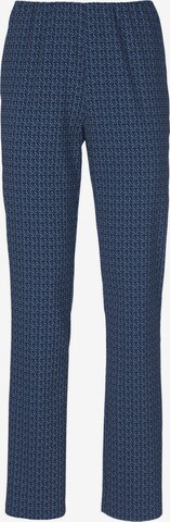 Coupe slim Pantalon 'Louisa' Goldner en bleu : devant