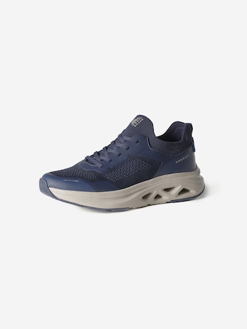Baskets basses KOROSHI en bleu : devant