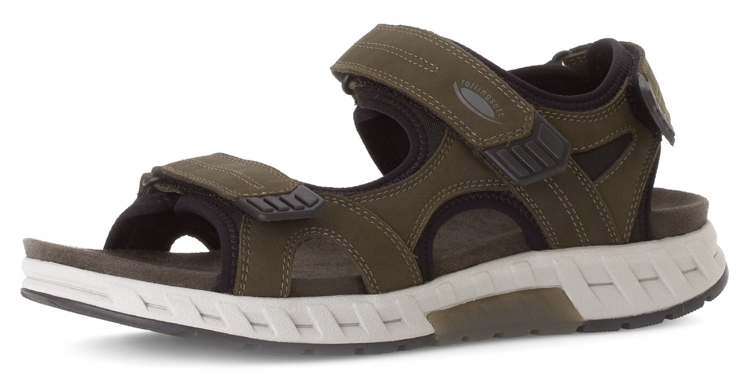 Pius Gabor Sandale in Grün: Vorderseite