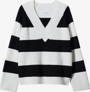 MANGO Sweater 'Beauty' in Black: front