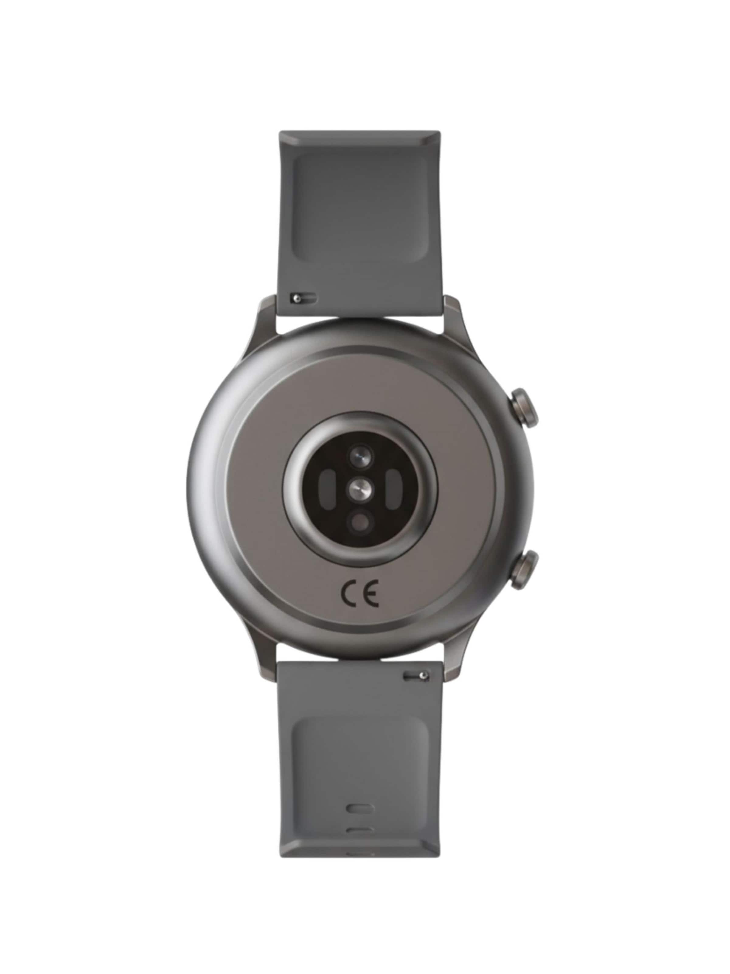 Techmade Digitaluhr 'Dynamic 2 Smartwatch - Bundle mit Kopfhörern'‌‌‌ in Grau