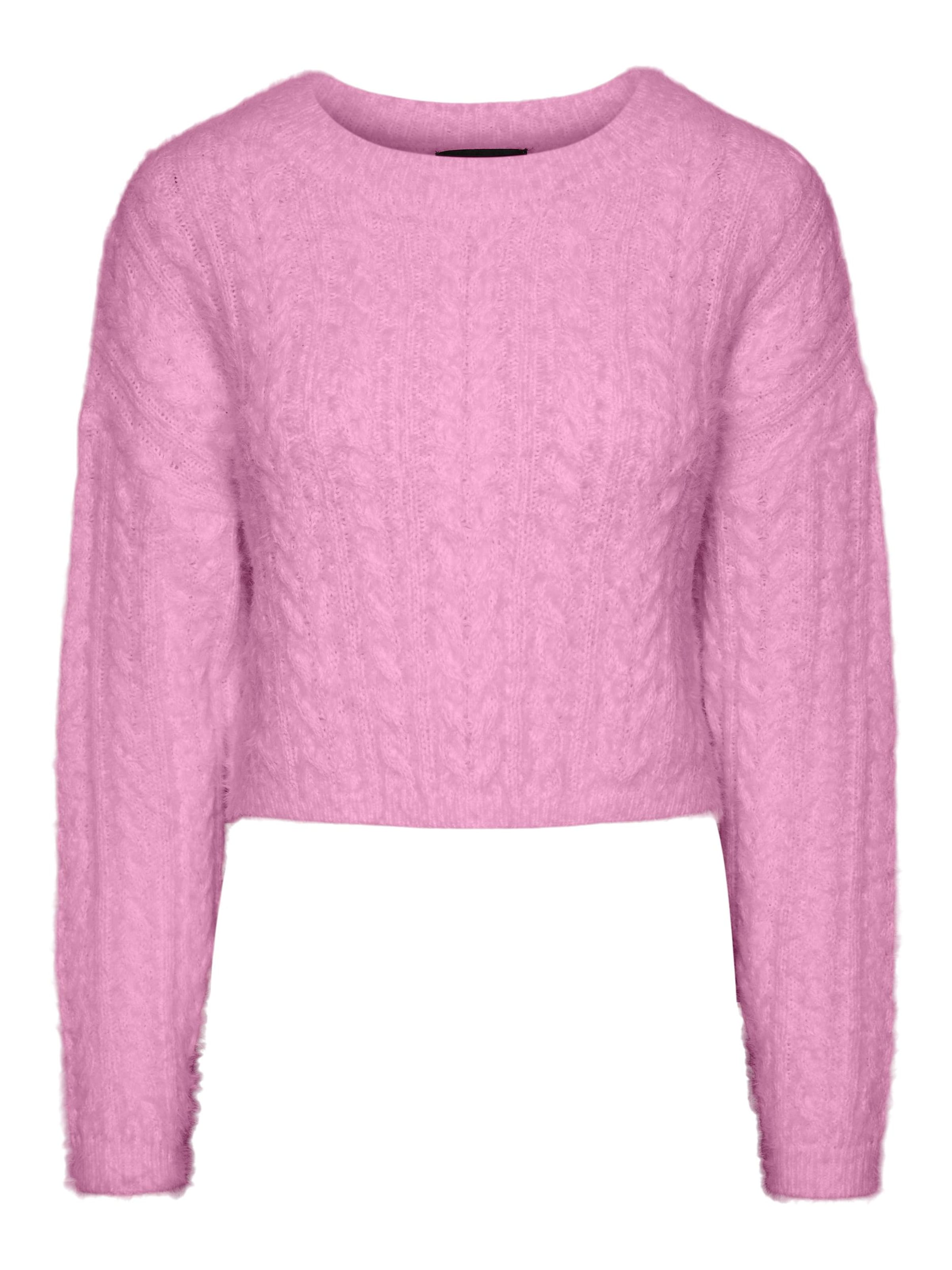 PIECES Sweater 'JO' in Pink: front