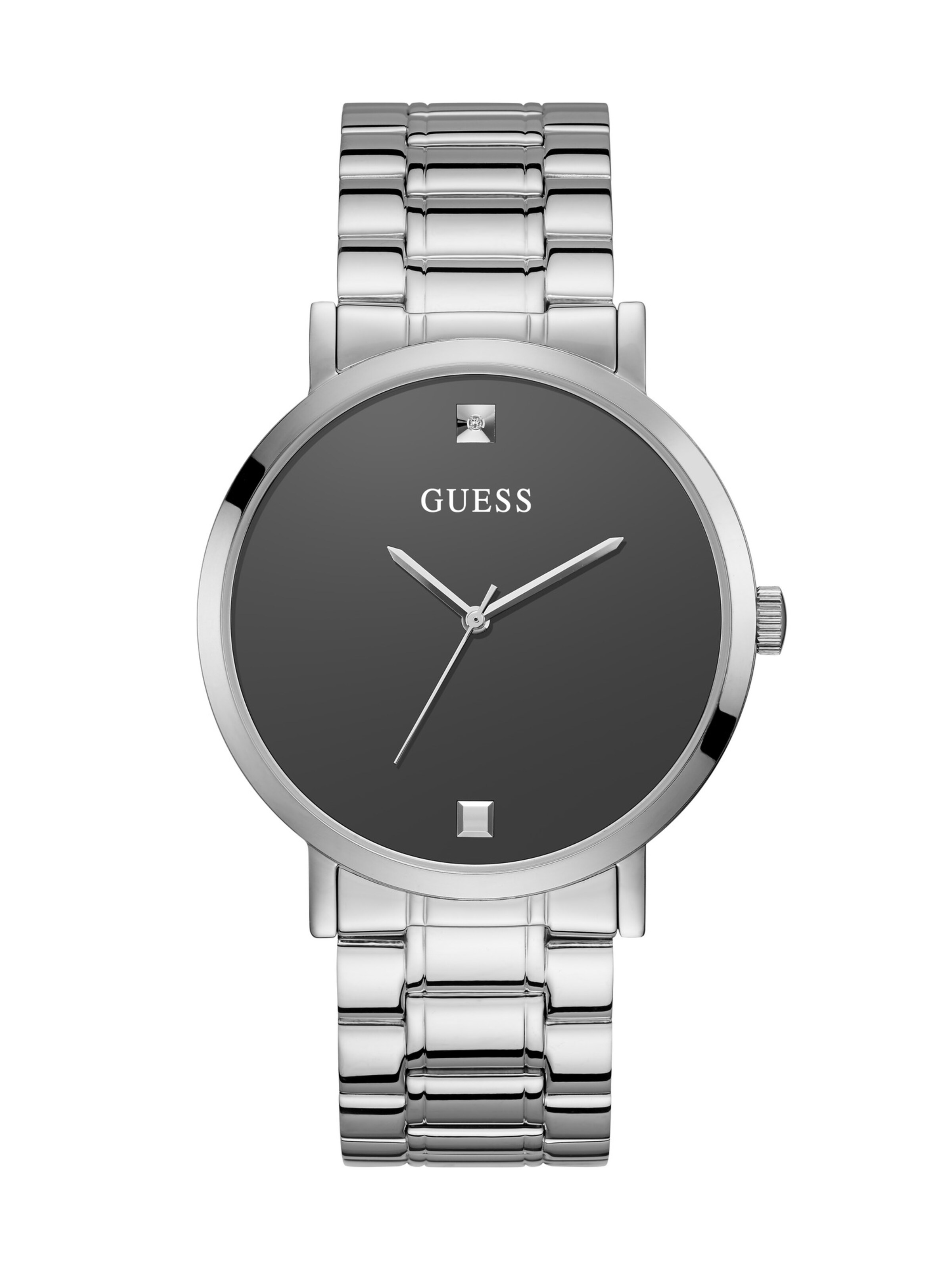 GUESS Analog Watch 'SUPERNOVA' in Silver: front