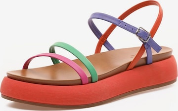 INUOVO Sandaal in Gemengde kleuren: voorkant