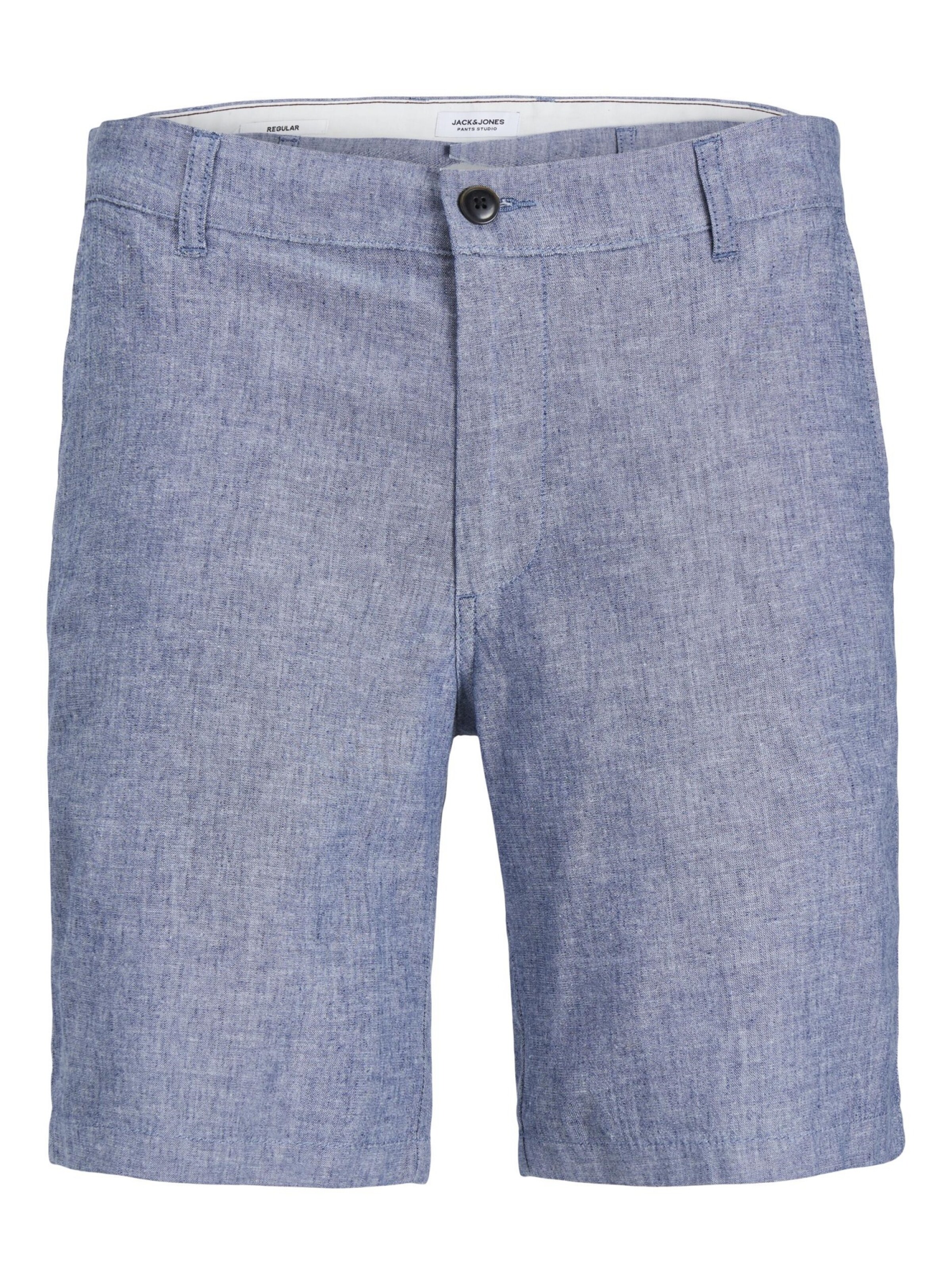 JACK & JONES Lærredsbukser 'JPSTDave' i blå: forside