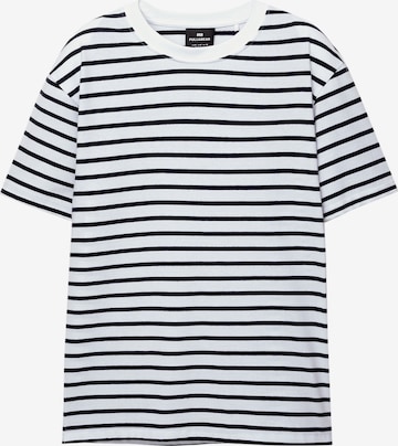 T-Shirt Pull&Bear en bleu : devant