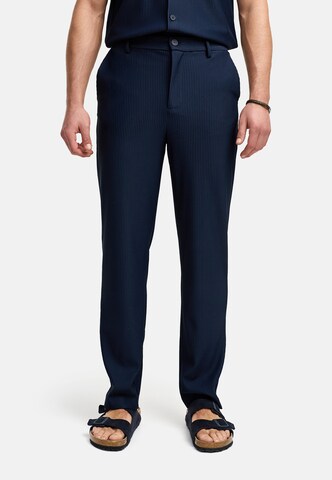 INDICODE JEANS Regular Broek 'Amogust' in Blauw: voorkant