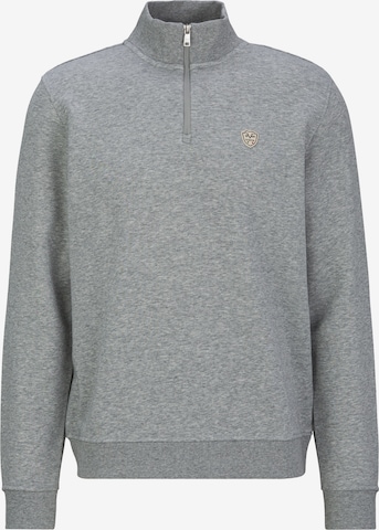 19V69 ITALIA Sweatshirt ' Orazio ' in Grijs: voorkant