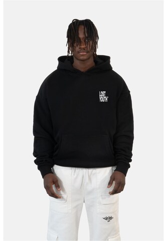 Sweat-shirt Lost Youth en noir : devant