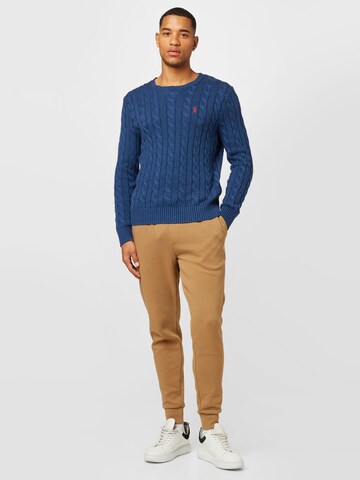 Polo Ralph Lauren Regular fit Пуловер 'Driver' в синьо