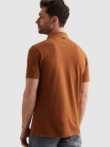 Maglietta 'Polo shirt with garment-dye wash' di PME Legend in arancione
