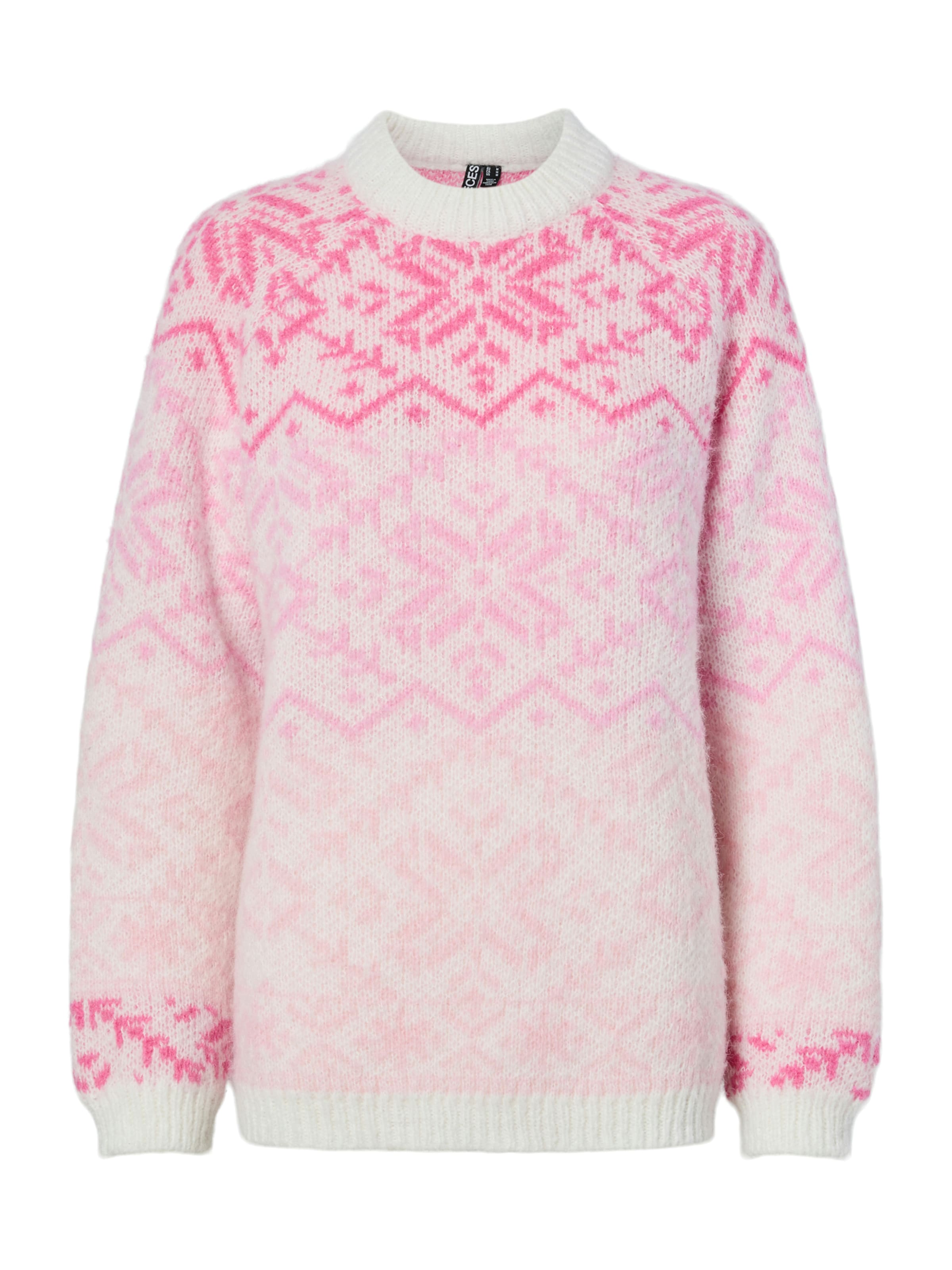 PIECES Pullover 'PCJO' i hvid: forside