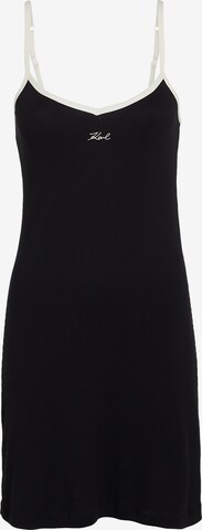 Karl Lagerfeld - Camiseta de noche en negro: frente