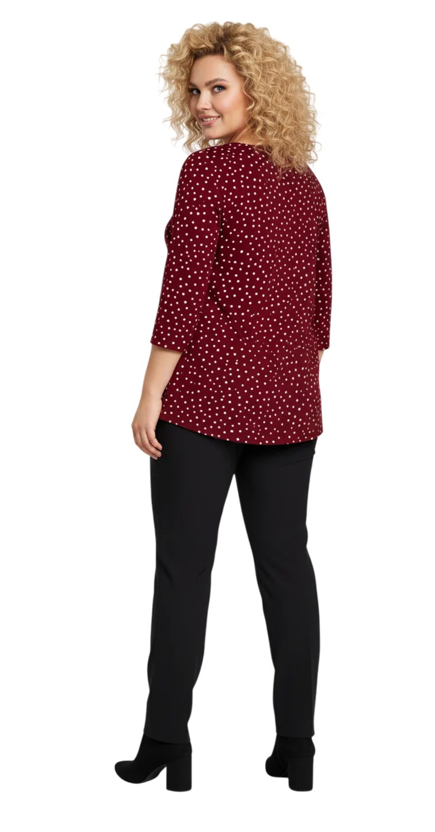 Shape Of You Bluse in Rot