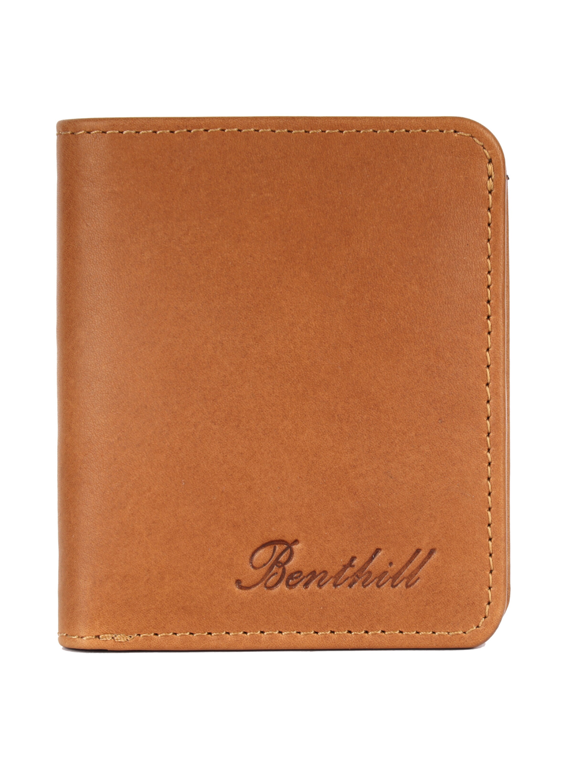 Benthill Wallet 'Slim - Mini' in Brown: front