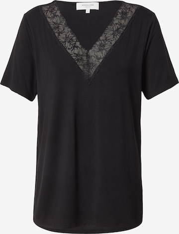 rosemunde - Camisa 'RWBiarritz' em preto: frente