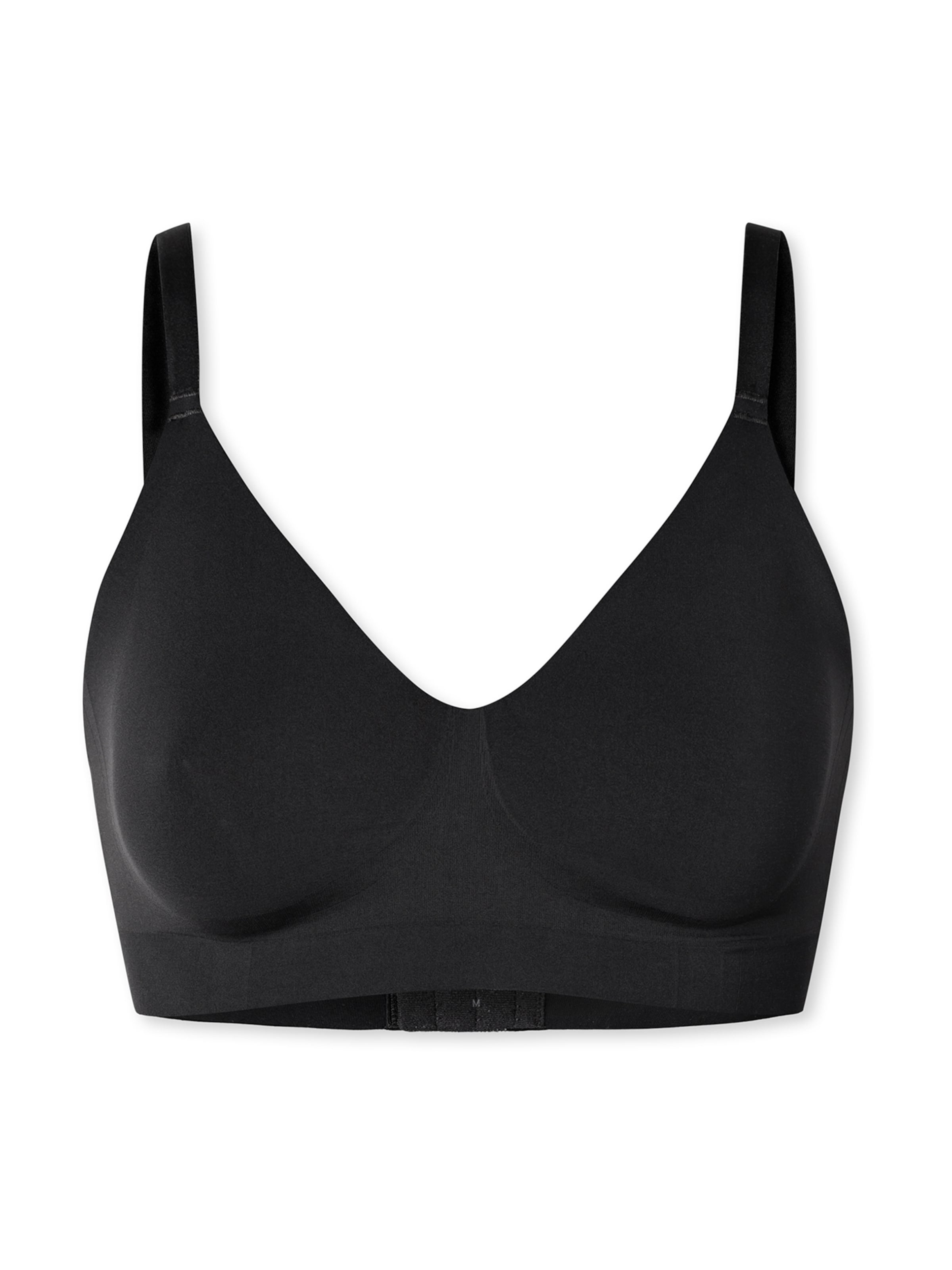 SCHIESSER Top ' Seamless Contouring ' in Zwart: voorkant