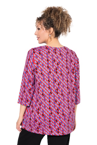 T-shirt Ulla Popken en bleu