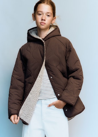 Veste mi-saison 'JULIETA' MANGO KIDS en marron : devant