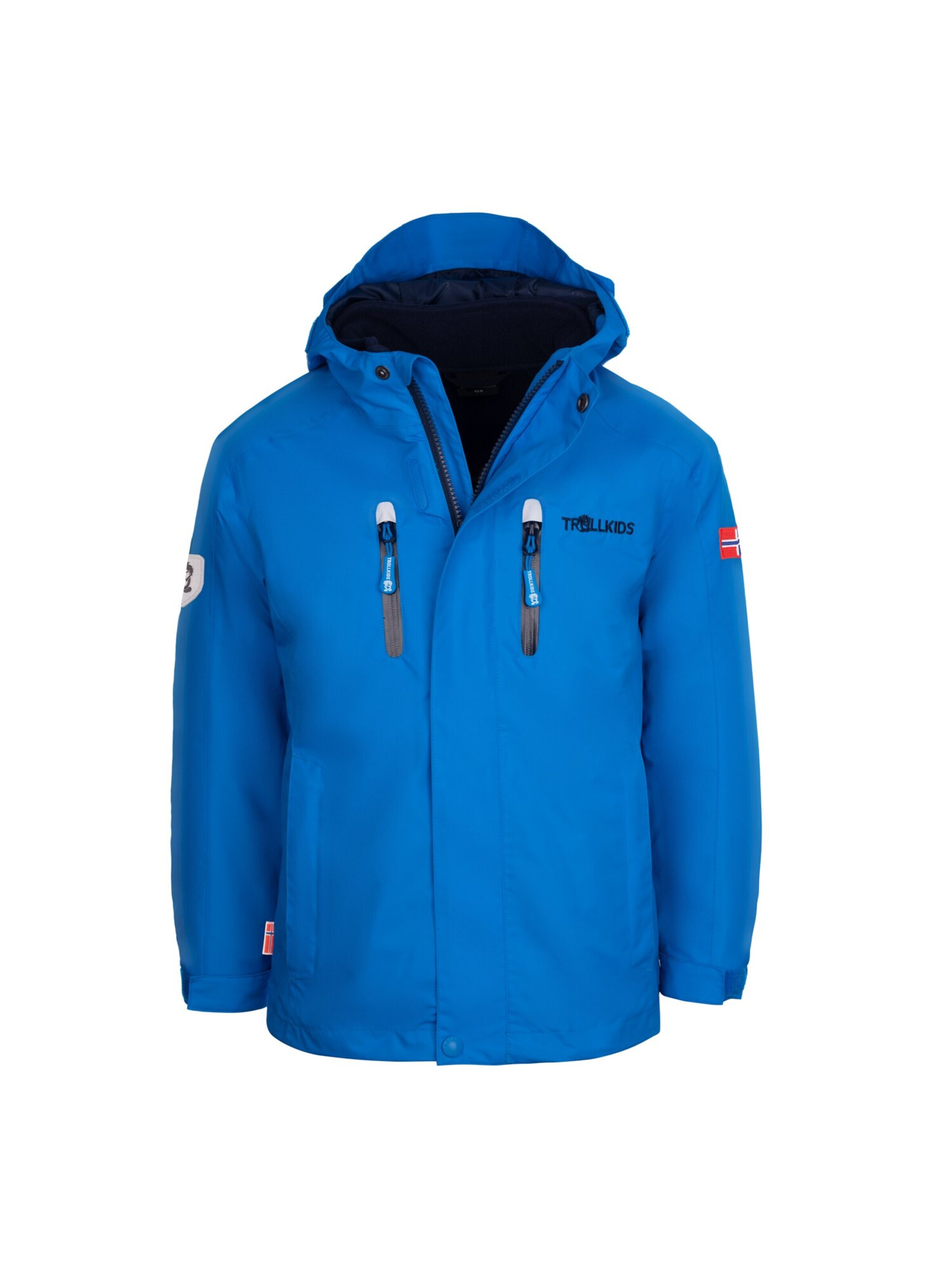 TROLLKIDS Outdoor jacket 'MYRDAL PRO' in Blue: front