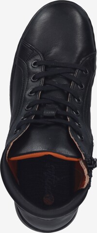 Softinos Lace-Up Ankle Boots in Black