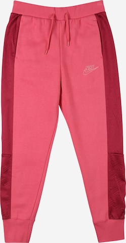 Nike Sportswear Tapered Pants 'Icon Clash' in Pink: front