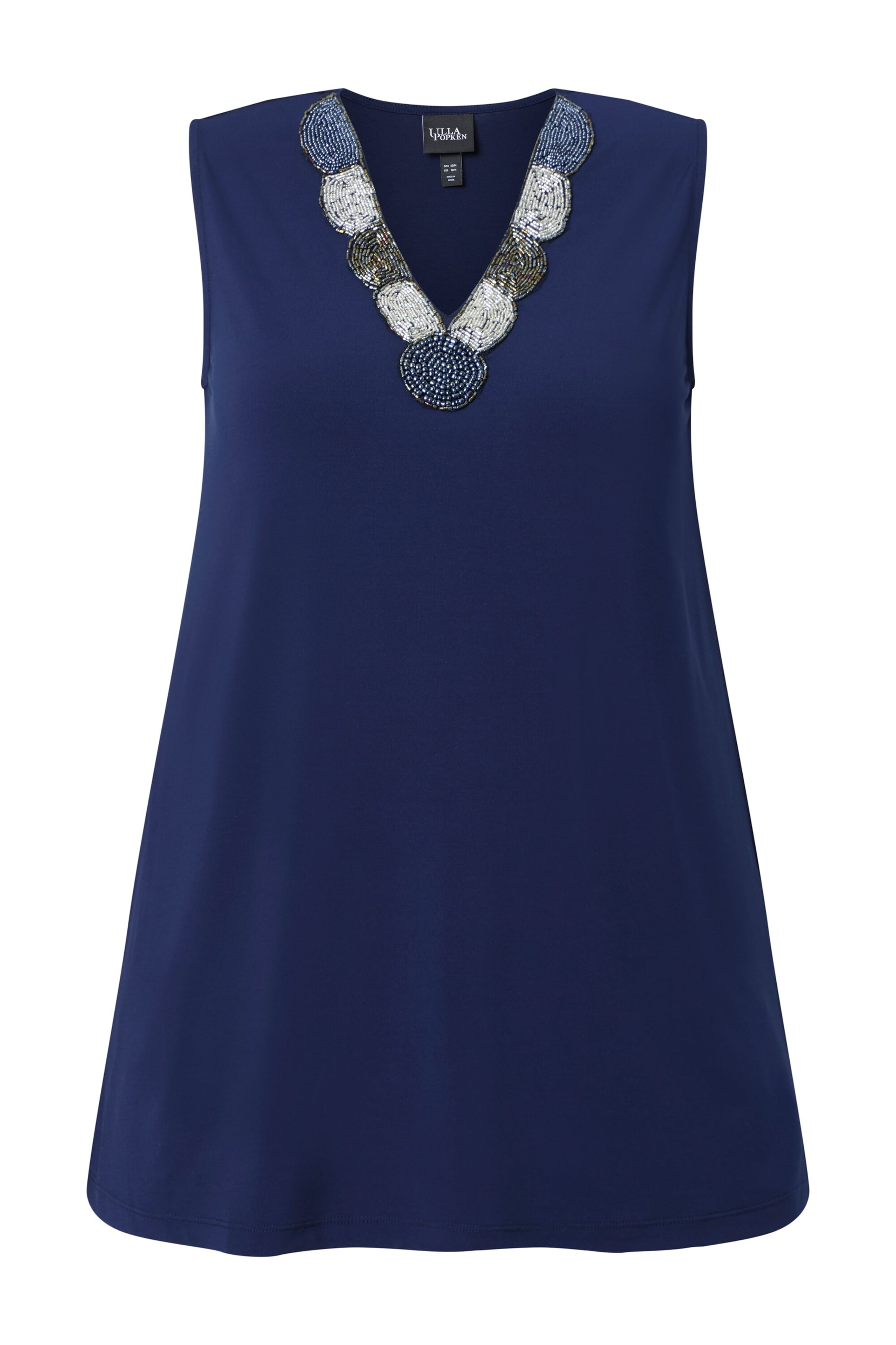 Ulla Popken Top in Blauw: voorkant