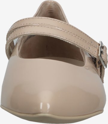 Paul Green Ballerina met riempjes in Beige