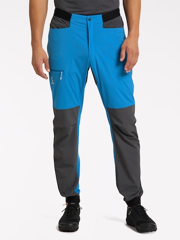 Haglöfs Regular Outdoor Pants 'L.I.M Rugged' in Blue: front